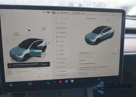 2021 Tesla Model Y из США, поврежденный, VIN 7SAYGDEE1SF256259